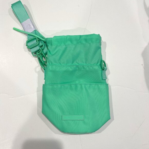 Drunk Elephant NWOT, mint green, cross body bag w/pocket, drawstring + belt - Picture 1 of 4